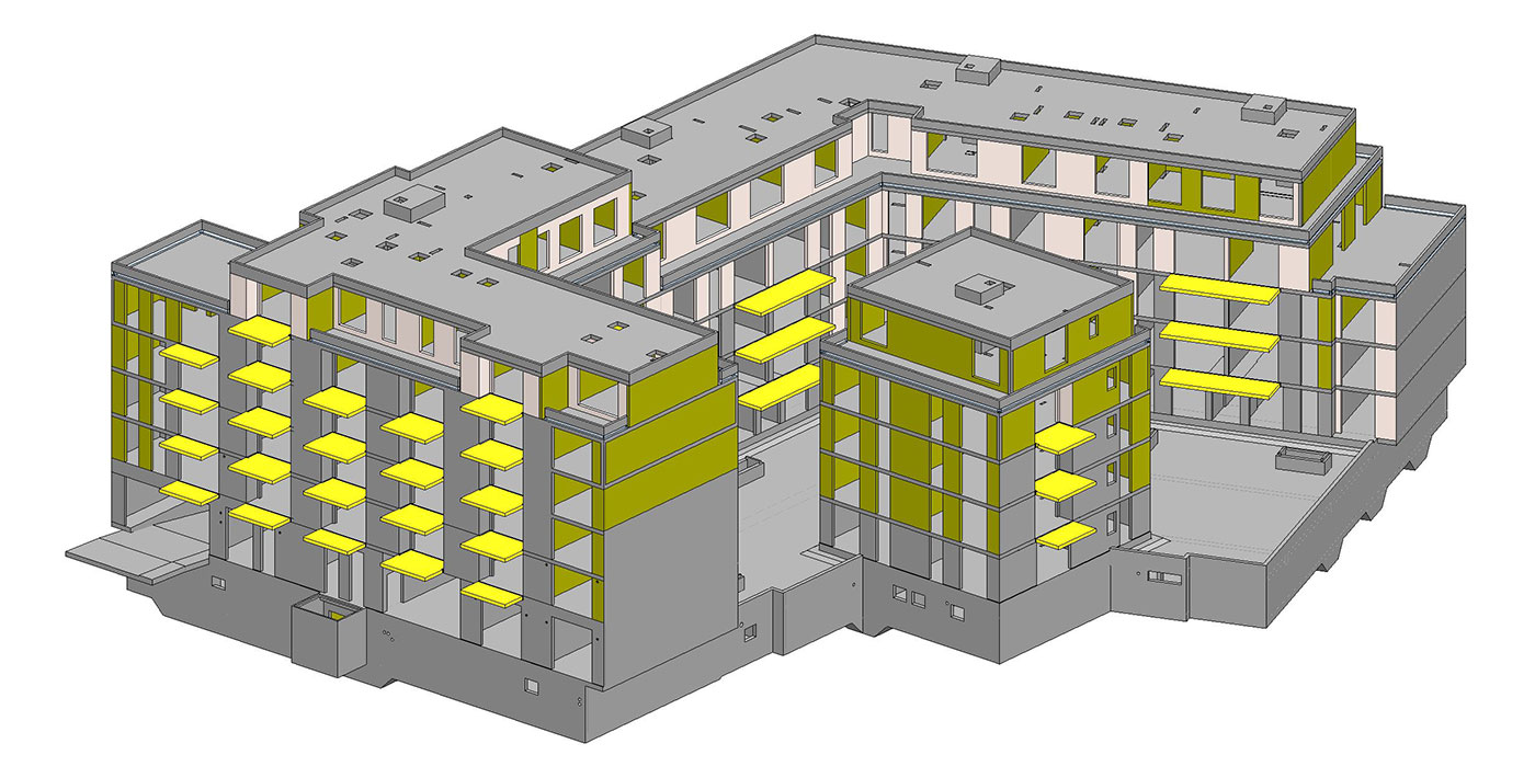 BIM-Modell für den Hochbau, ZM-I Nürnberg BIM-Modell für den Hochbau, ZM-I Nürnberg