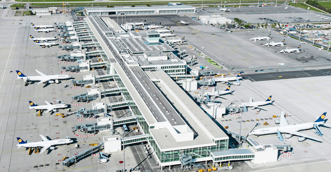Baustatische Prüfung für den Neubau des Satelitten-Terminals am Flughafen München